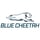 Blue Cheetah Analog Design Logo